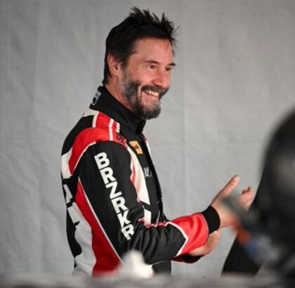 Keanu Reeves debutó como piloto profesional en el Indianapolis Motor Speedway