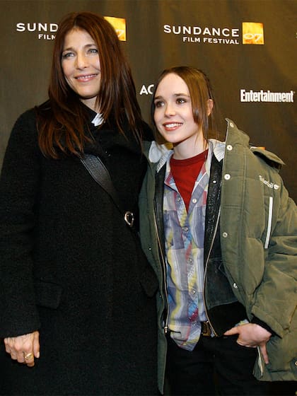 Keener y Page, en el Festival de Sundance 2007