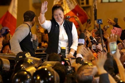 Keiko Fujimori, hija del exmandatario y una de las candidatas para las elecciones del domingo