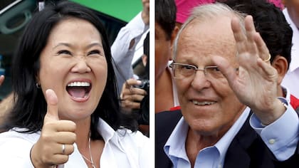 Keiko Fujimori y Pedro Pablo Kuczynski compitieron por la presidencia en 2016