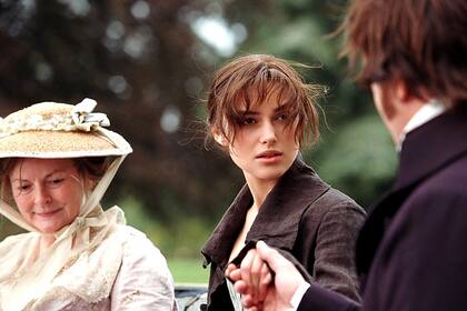 Keira Knightley también fue protagonista de una historia de Jane Austen, Orgullo y prejuicio, junto con Matthew Macfadyen 