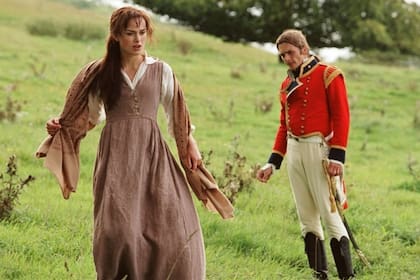 Keira Knightley y Rupert Friend en una escena de Orgullo y Prejuicio