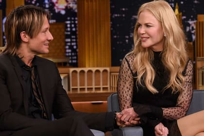 Keith Urban y Nicole Kidman, en una de las tantas entrevistas que compartieron juntos