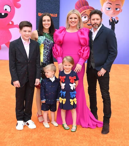 Kelly Clarkson y Brandon Blackstock son padre de River, de 7 años y Remington, de 5 (Crédito: Page Six)