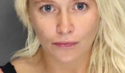 Kelsey Turner al ser arrestada en California