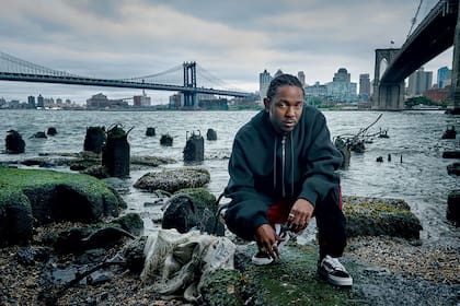 Kendrick Lamar en Nueva York, en julio