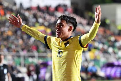 Kendry Paéz, la estrella de Ecuador que ya tiene experiencia en el seleccionado mayor, disputó la Copa América de Estados Unidos y protagoniza la eliminatoria para el Mundial de 2026.