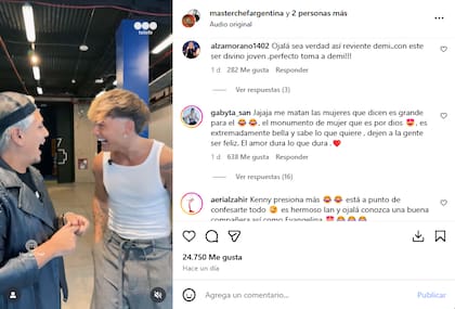 Kenny Palacios y sus entrevistas a los participantes de MasterChef Celebrity