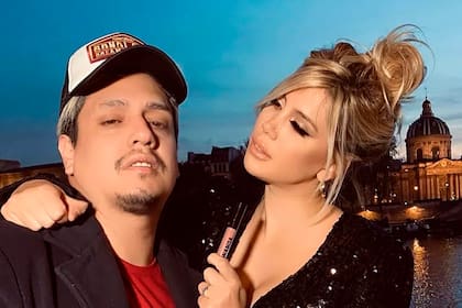 Kennys Palacios y Wanda Nara