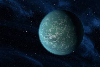Kepler-22b es un exoplaneta ubicado en la zona habitable que podría tener gran cantidad de agua líquida, como ningún otro planeta visto en nuestro sistema solar