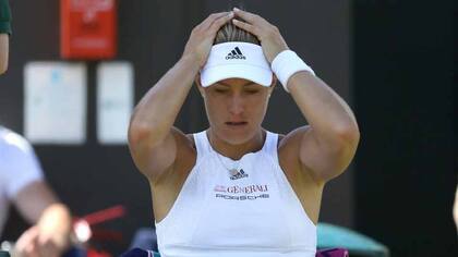 Kerber no lo puede creer; en Wimbledon dejará de ser la Nº 1 del mundo