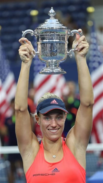 Kerber y su segundo título de Grand Slam; había arrancado 2016 con el de Australia
