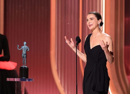 Keri Russell sorprendida por su triunfo en la categoría de mejor actriz en una serie dramática por La diplomática