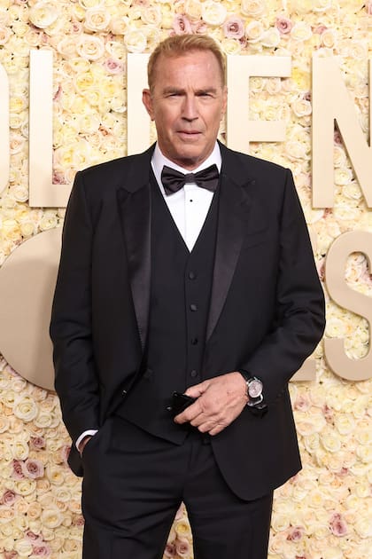 Kevin Costner, en los Globo de Oro 2024