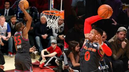 Kevin Durant y Russell Westbrook