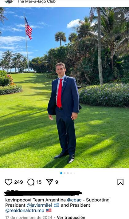 Kevin Pocovi en Mar-a-Lago