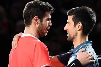 Khachanov y Djokovic se enfrentaron cinco veces y en cuatro triunfó el serbio. 