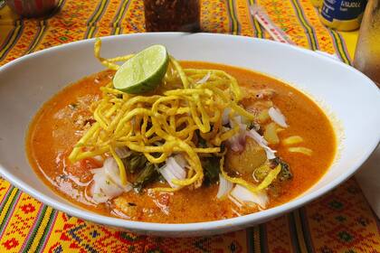 Khao Soi, una de las comidas tailandesas favoritas de Camila.