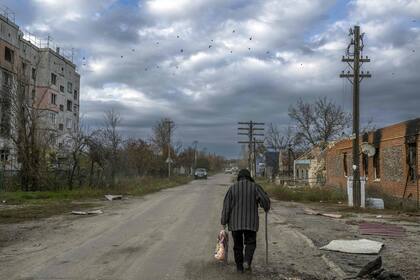 Kherson tiene muy dañadas sus instalaciones eléctricas (AFP)