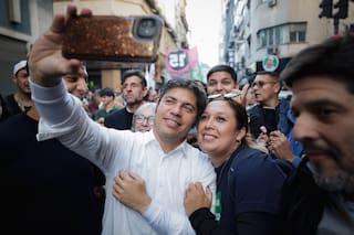 Los políticos presentes en la marcha universitaria