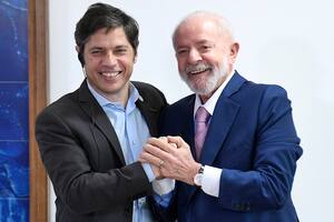 Kicillof, con Lula, en Brasilia, este martes