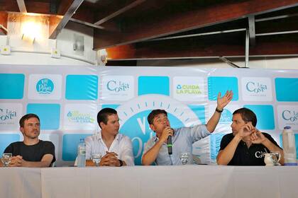 Kicillof durante la conferencia de prensa