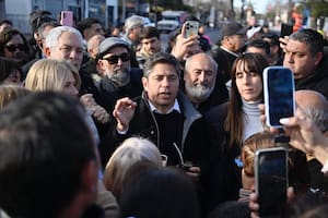 Kicillof, el último día de campaña, en La Plata