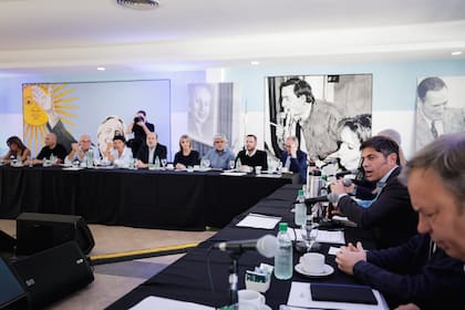 Kicillof en la presidencia del PJ Bonaerense.
