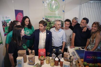 Kicillof junto a Andrés "Cuervo" Larroque, uno de sus ministros más resistidos por el kirchnerismo