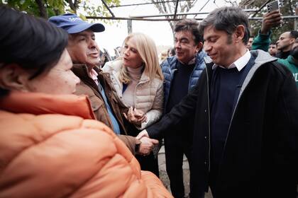 Kicillof, junto a Magario y Espinoza