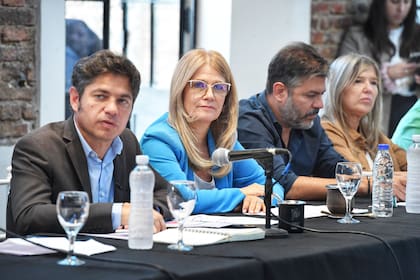 Kicillof, Magario, Bianco y Álvarez Rodríguez