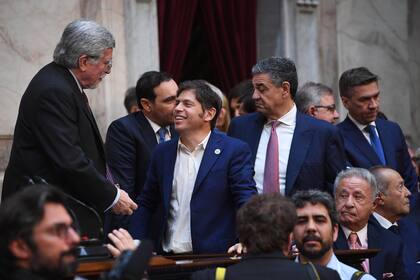 Kicillof y Jorge Macri