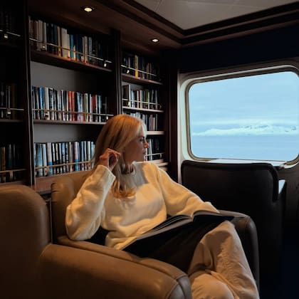 Kidman viajó a la Antártida en un crucero que partió desde Punta Arenas, Chile