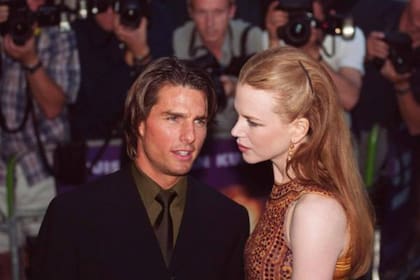 Kidman y Cruise en la premiere de la película Eyes Wide Shut, en la que ambos fueron protagonistas en 1999