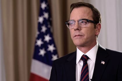 Kiefer Sutherland interpreta a Tom Kirkman, el presidente de Estados Unidos.