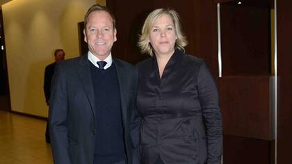Kiefer Sutherland y su hermana melliza