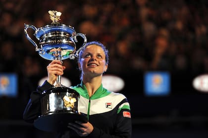 Kim Clijsters, cuando ganó el Abierto de Australia en 2011