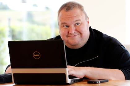 Kim Dotcom en su casa en Nueva Zelanda