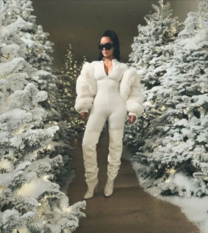 Kim Kardashian se encargó de darle a su hogar el espíritu de Navidad perfecto