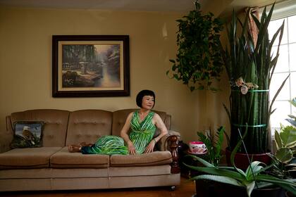 Kim Phuc, "la niña de Napalm", en su casa de Ontario