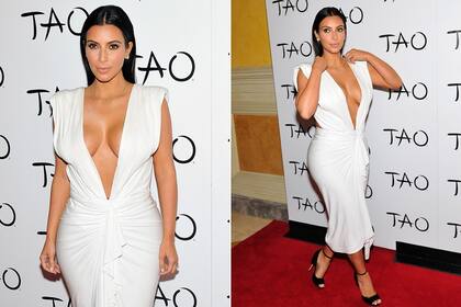 Kim, siempre generosa al momento de mostrar sus curvas