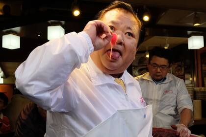 Kimura mantuvo durante seis años el récord del mayor precio pagado por una pieza de pescado en la subasta de año nuevo