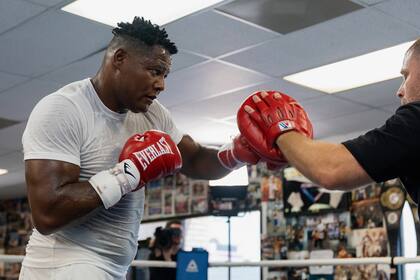 King Kong Ortiz durante un entrenamiento