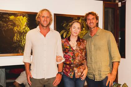 Kino Azulay, Paola Marzotto y Julán Azulay