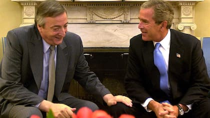 Kirchner con Bush hijo