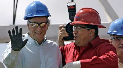 Kirchner y Chávez, en el pozo petrolero que se anunció iban a operar PDVSA y Enarsa, en el Orinoco