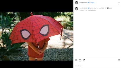 Kirsten Dunst reveló que su hijo menor es fanático de Spider Man