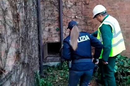 Estaba en una bolsa de basura negra