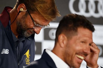 Klopp y Simeone estarán frente a frente con Liverpool y Atlético de Madrid