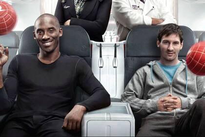 Kobe y Messi, compartieron publicidades, pero sobre todo admiración mutua